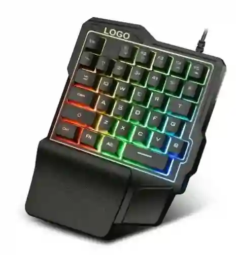 Teclado Gamer Una Mano Retroiluminado
