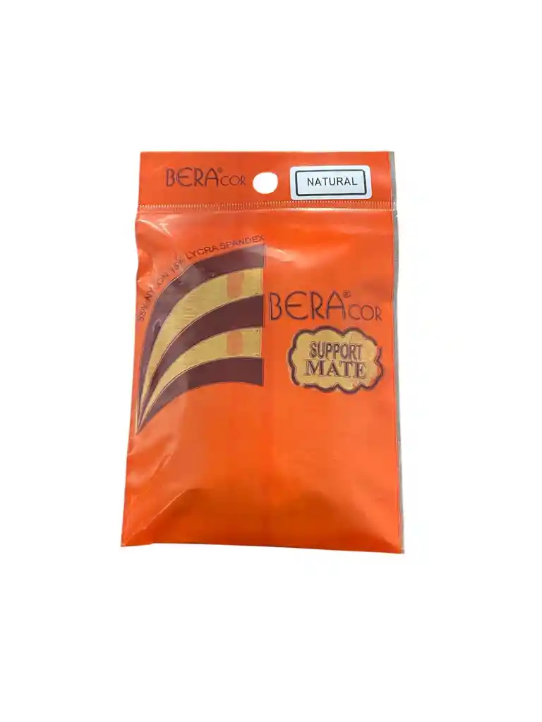 Media Velada Pantalon Color Natural Marca Bera Cor