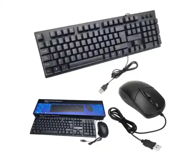 Kit Teclado Y Mouse Usb
