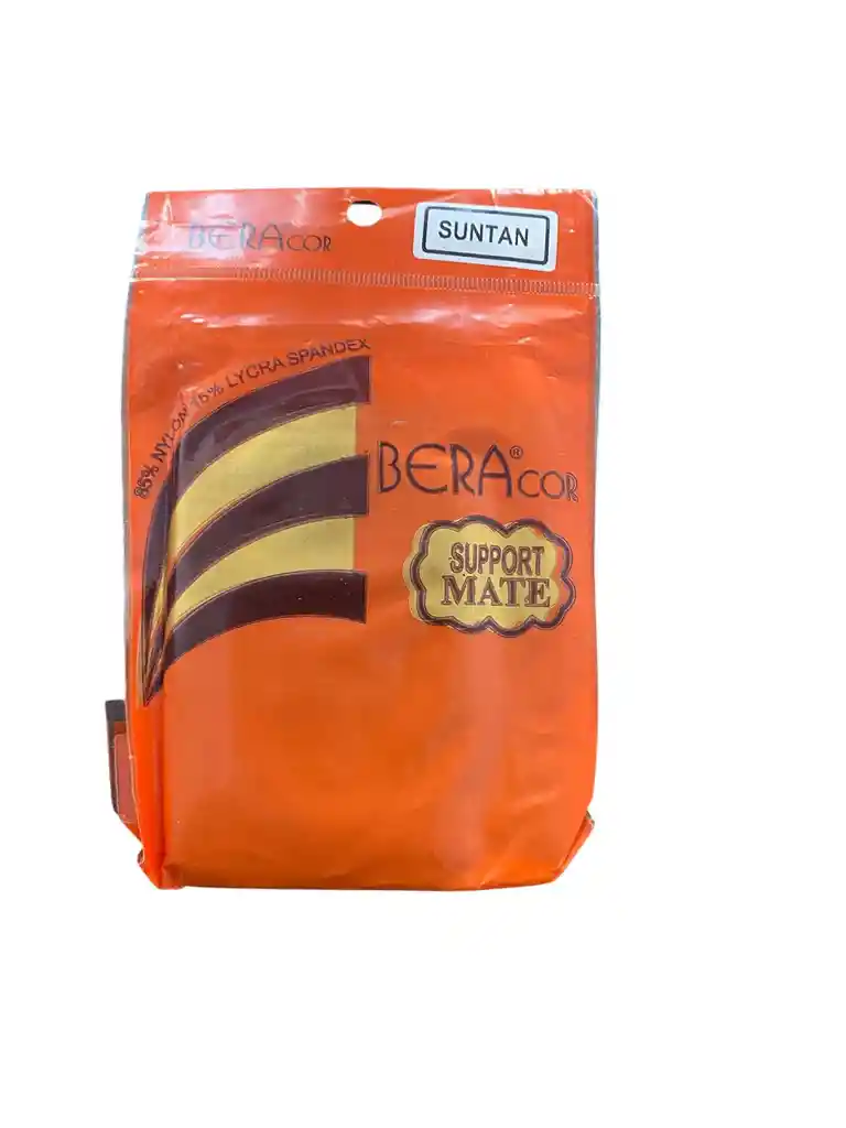 Media Velada Pantalon Color Suntan Marca Bera Cor
