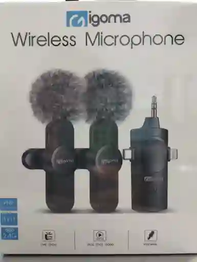 Micrófono Inalámbrico Dual Igoma K‑9