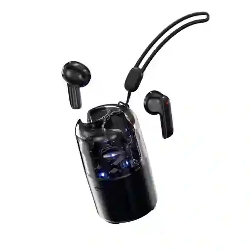 Audífonos Y Parlante Tc60 2 En 1 | Bluetooth 5.3 Y Sonido Portátil | Negro