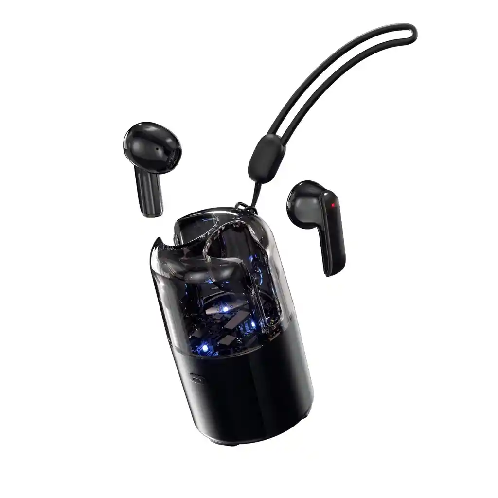 Audífonos Y Parlante Tc60 2 En 1 | Bluetooth 5.3 Y Sonido Portátil | Negro