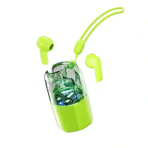 Audífonos Y Parlante Tc60 2 En 1 | Bluetooth 5.3 Y Sonido Portátil | Verde