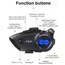 Intercomunicador Auriculares Casco Bluetooth Y5x Manos Libre