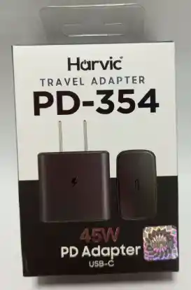 Harvic Pd-354 Travel Adapter 45w Tipo C