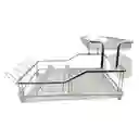 Escurridor Platos 2 Niveles Mt0821-159 -plateado