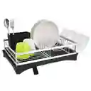 Escurridor Platos Aluminio 46x32x13cm Rejiplas 38037 -negro