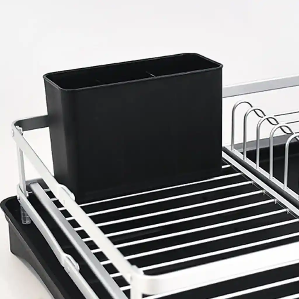 Escurridor Platos Aluminio 46x32x13cm Rejiplas 38037 -negro