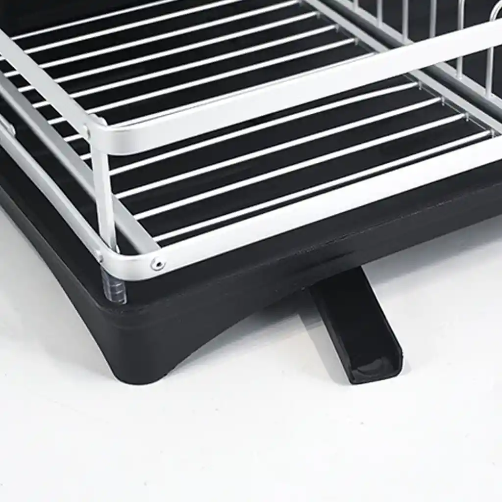 Escurridor Platos Aluminio 46x32x13cm Rejiplas 38037 -negro