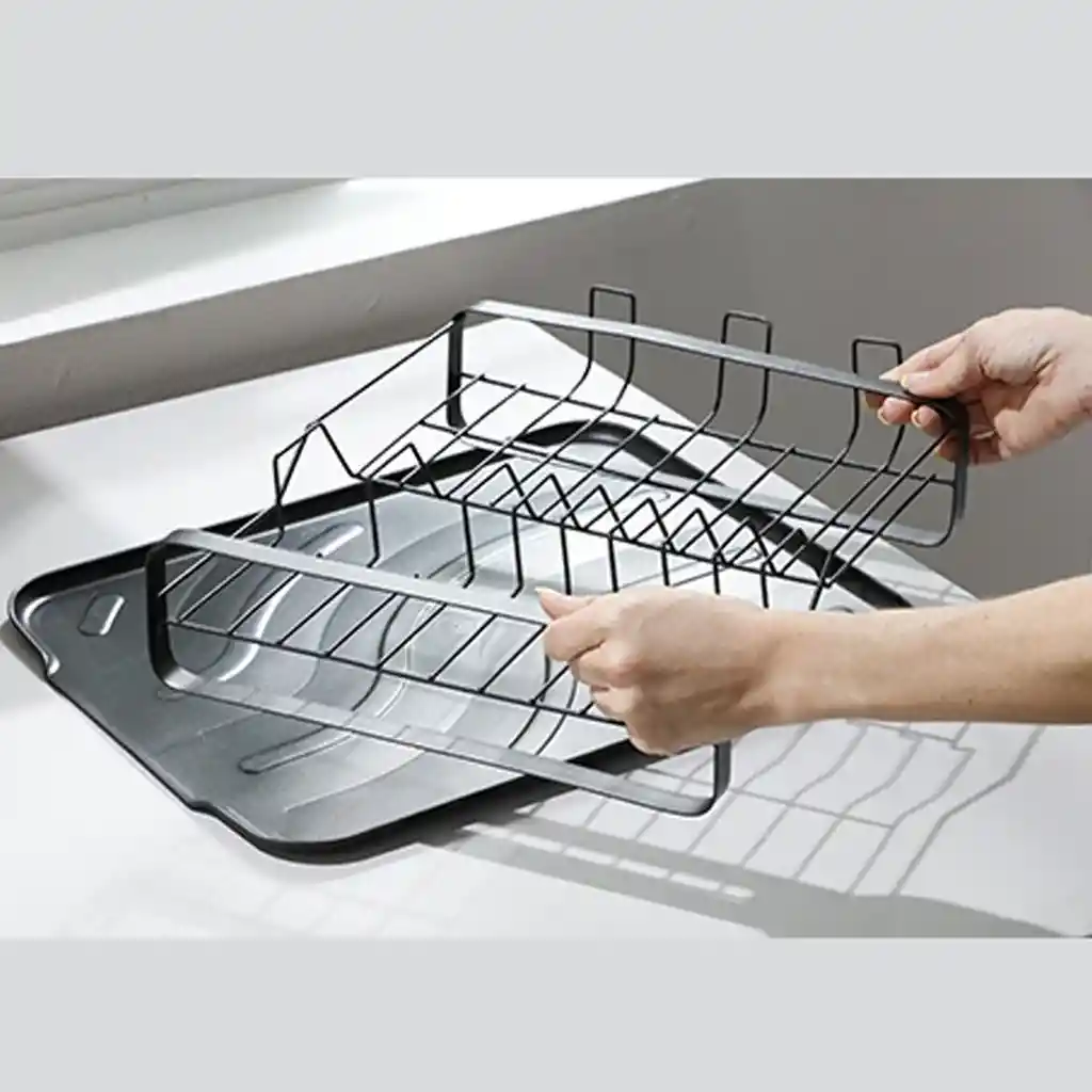 Escurridor Platos Ónix 43x34.5x10cm Rejiplas 38203 -negro