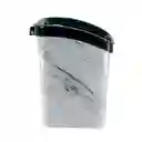 Papelera Vaivén 6l Mármol Estra 4-1051883 -blanco/negro