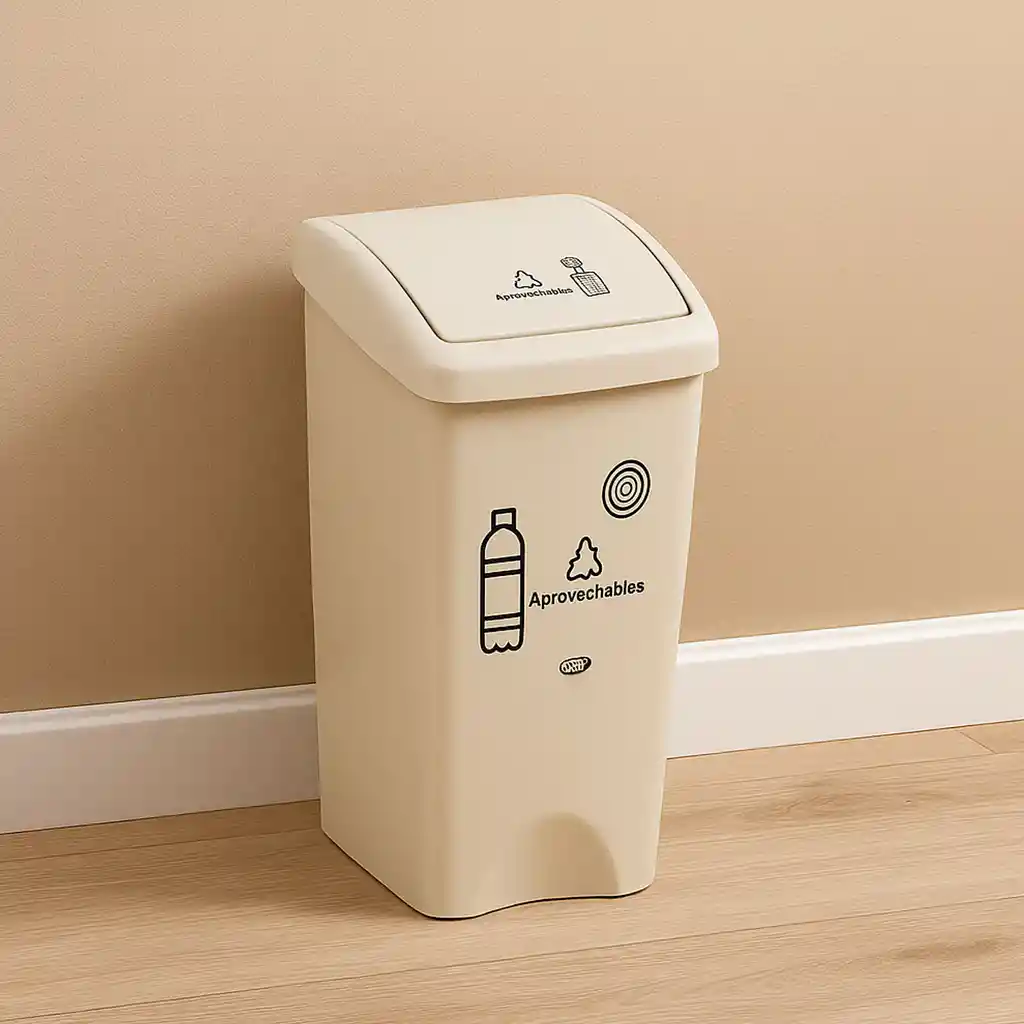Papelera Vaivén 35l Aprovechables Estra 4-1048886 -blanco