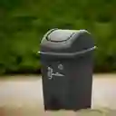 Papelera Vaivén 10l No Aprovechables Estra 4-1048884 -negro