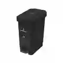 Papelera Pedal 10l Estrabins 4-1042674 No Aprovechable -negro