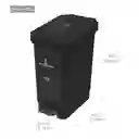 Papelera Pedal 10l Estrabins 4-1042674 No Aprovechable -negro