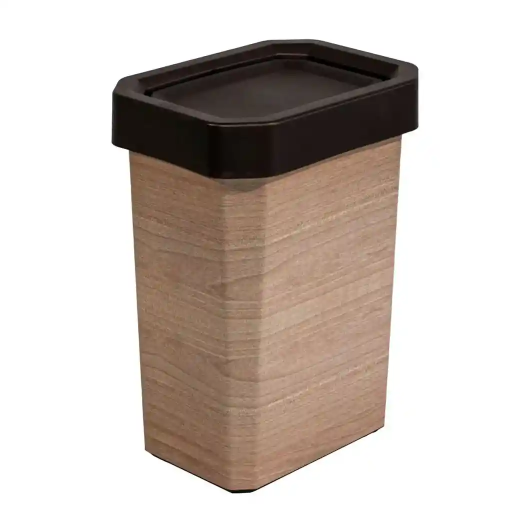 Papelera Vaivén 10l Estrabins 4-1046633 -café