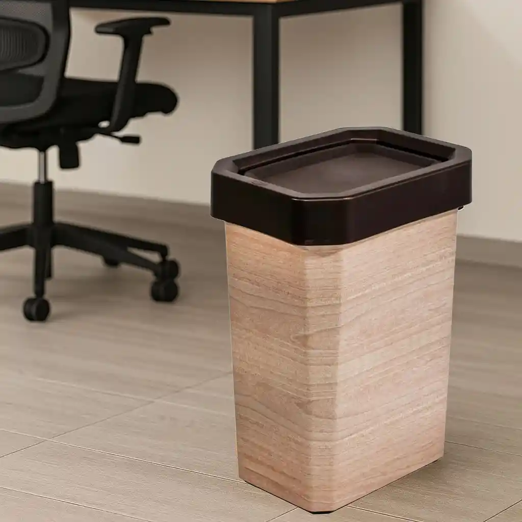 Papelera Vaivén 10l Estrabins 4-1046633 -café