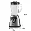 Licuadora Ultraforce 1000w Vidrio 2.2l 5861035551 -acero