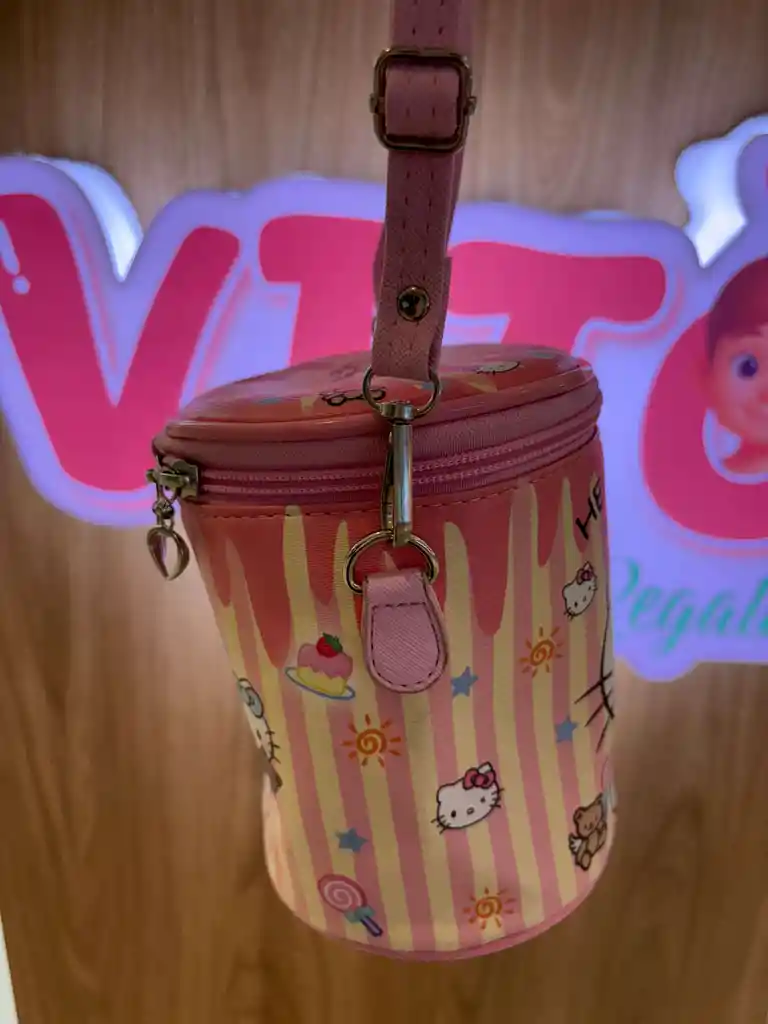 Bolso Cilindro Hello Kitty