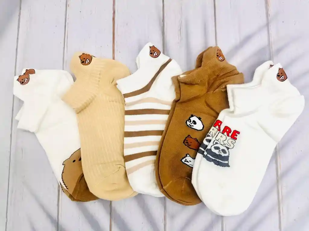 Medias Tobilleras Edicion Osos Escandalosos