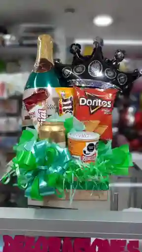 Detalle Regalo Ancheta Para Caballero Hombre Feliz Cumpleaños Feliz Día