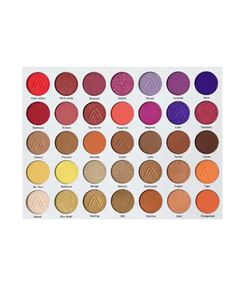 Paleta De Sombras Majestic - Makeup Expert Atenea