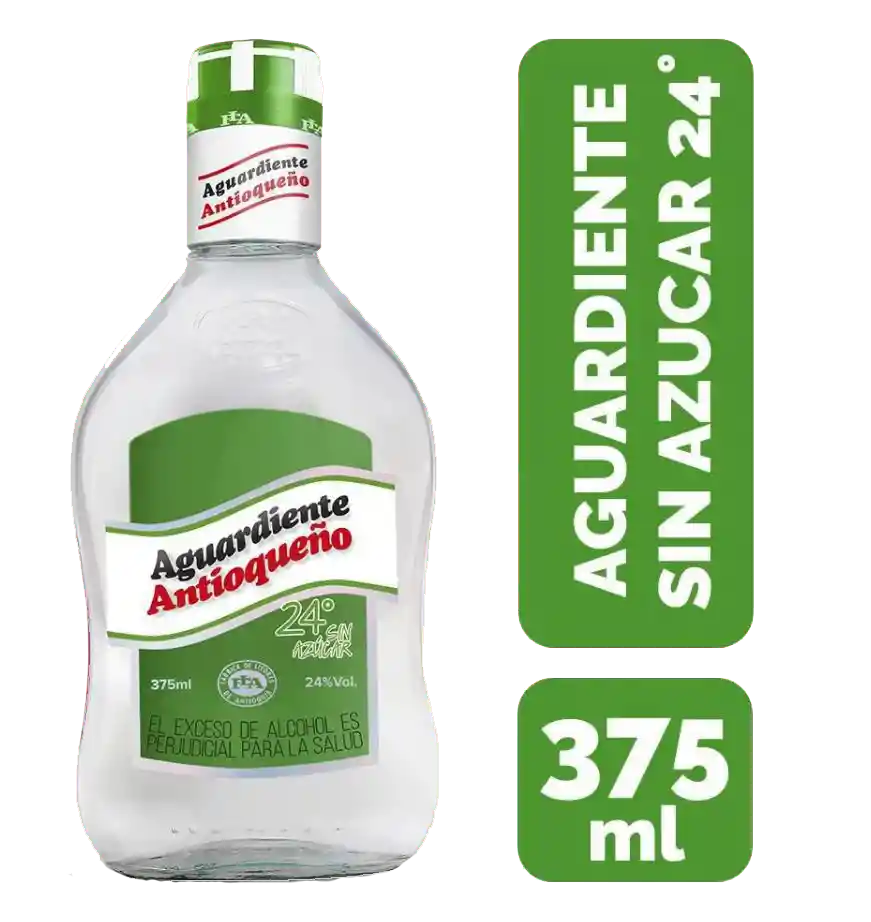 Aguardiente Antioqueño Sin Azúcar 24°