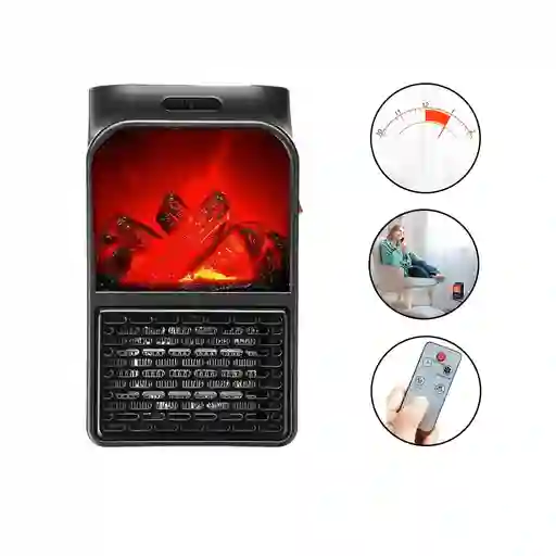 Calentador Led Eléctrico Pantalla Con Control Remoto