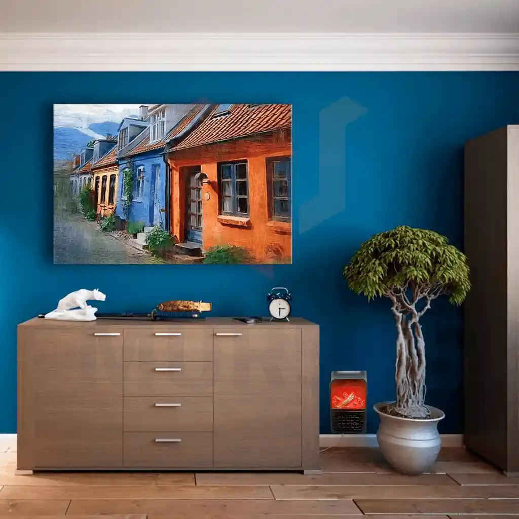 Calentador Led Eléctrico Pantalla Con Control Remoto