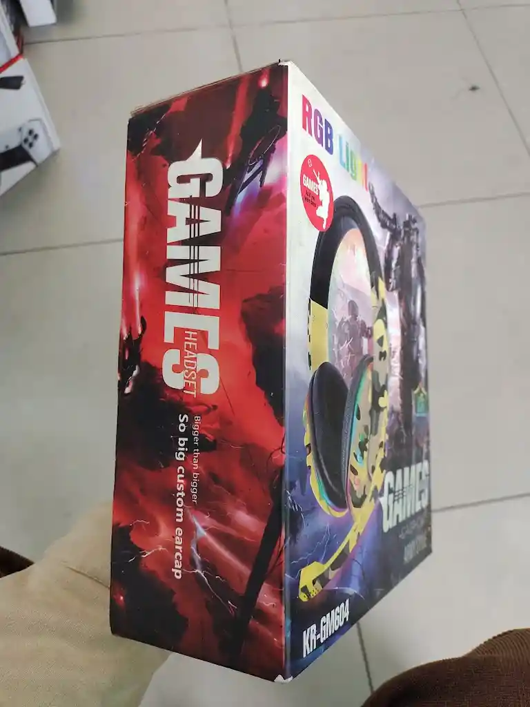 Audifonos Con Cable Diadema Militar Amarilla Games
