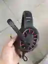 Audifonos Con Cable Diadema Negra Con Roja Komc C