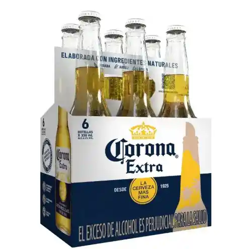 Cerveza Corona X 330 Ml X 6 Unidades