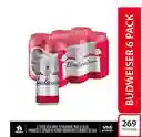 Cerveza Budweiser Lata Sixpack X 269