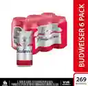 Cerveza Budweiser Lata Sixpack X 269
