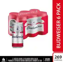 Cerveza Budweiser Lata Sixpack X 269