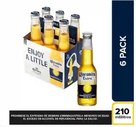 Cerveza Coronita 210 Ml X6 Unds