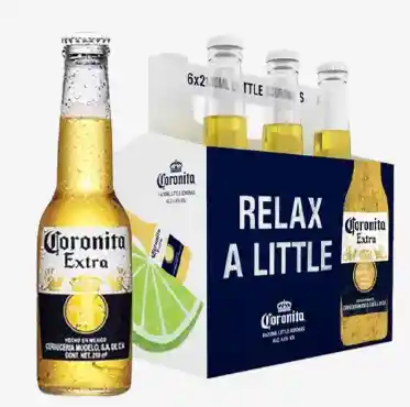 Cerveza Coronita 210 Ml X6 Unds