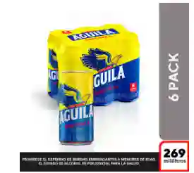 Cerveza Aguila Six Pack X6 210ml