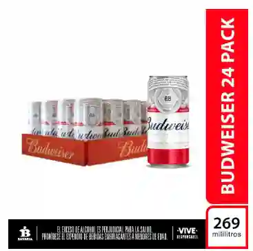 Cerveza Budweiser Lata X24und (6456 Ml)