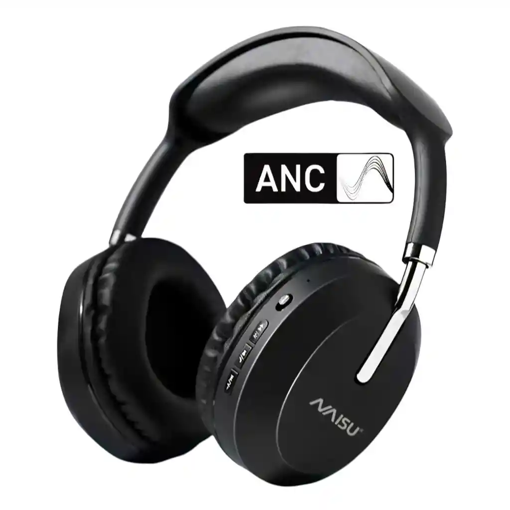 Audífonos Diadema Cancelación Activa De Ruido Anc Naisu anc-08