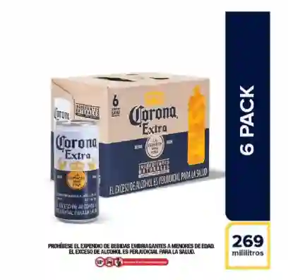 Cerveza Corona Extra 269 Ml X6 Unds