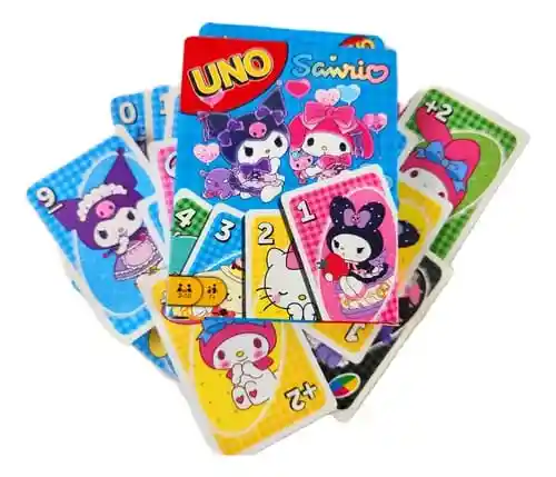 Juego De Cartas Uno Hello Kitty, Kuromi My Melody Edicion Especial!