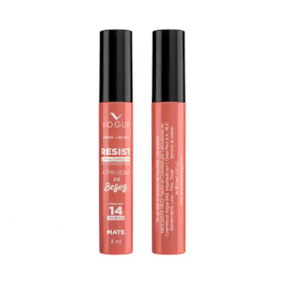 Labial Líquido Vogue A Prueba De Besos Natural 3ml