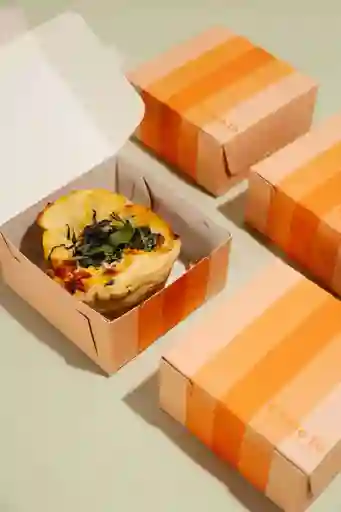 Caja Solapa Naranja 10x10x5 Cm