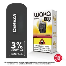 Vape Waka Cereza 1000 Puffs 3%