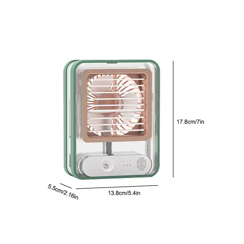 Ventilador Con Aire Acondicionado Portátil Led De 600 Ml