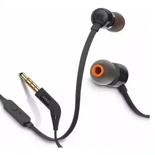 Audifonos Jbl T110 Corder-in-ear Negro