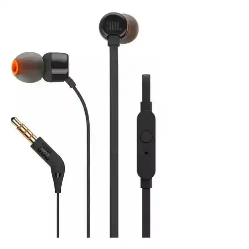 Audifonos Jbl T110 Corder-in-ear Negro