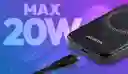 Adata R050, Power Bank 5000mah, Carga Inalámbrica Magnética Color Negro